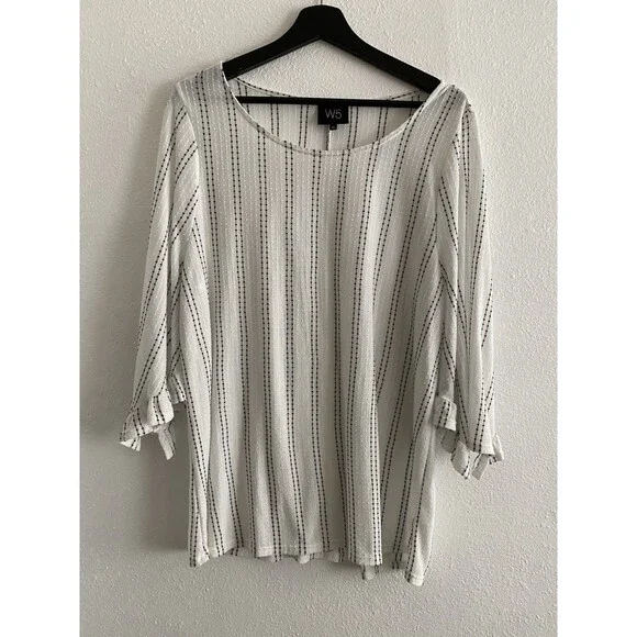 W5 Anthropologie Women’s 1x Textured Top Blouse Lightweight Festival Boho H13 - Picture 1 of 7